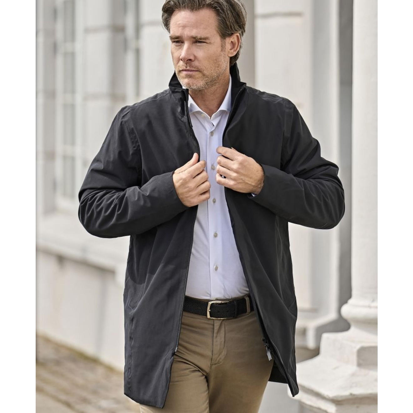 Mens All Weather Long Jacket | bis 3XL