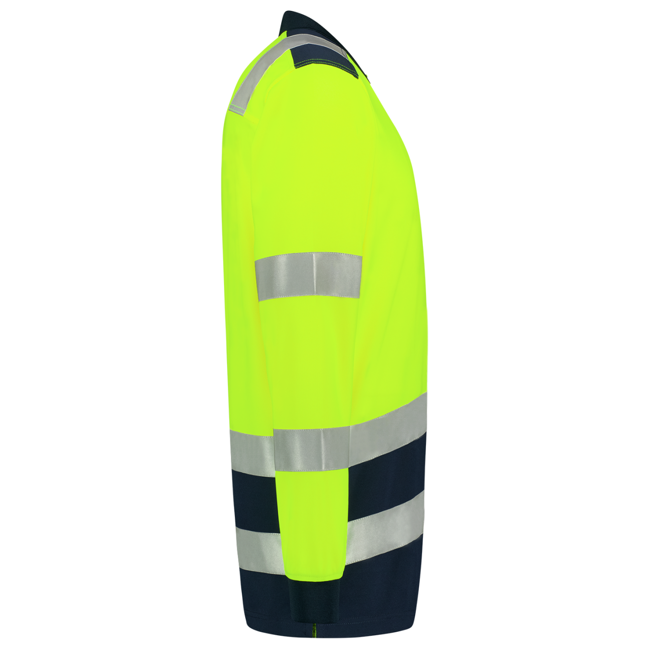 Warnschutz Langarm-Polo BICOLOR | bis 5XL