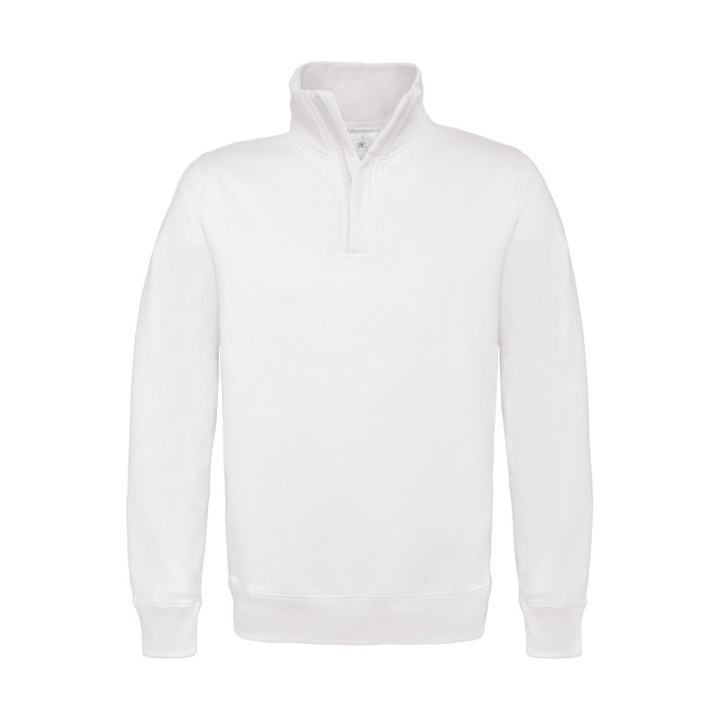 1/4 Zip-Sweatshirt - Mischgewebe | bis 3XL