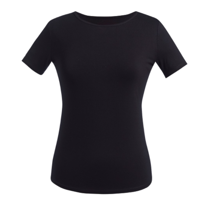 Viskose-Stretch-Shirt 1/2 - SASSA