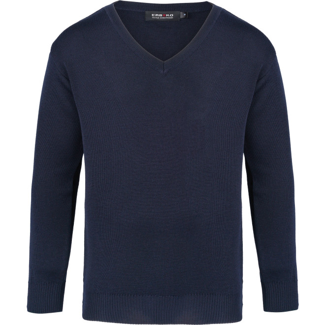 Feinstrick V-Pullover STRALSUND | bis 5XL