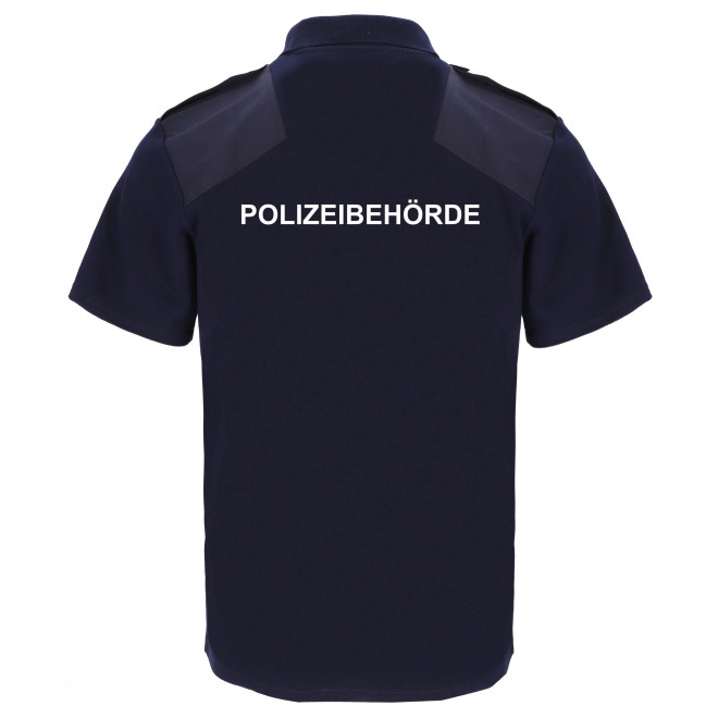 SECURITY-Polo mit Schulterklappen, Brusttasche & Besatz | bis 6XL