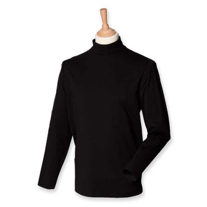 Roll-Neck Long-Sleeve T-Shirt (Rollkragen)