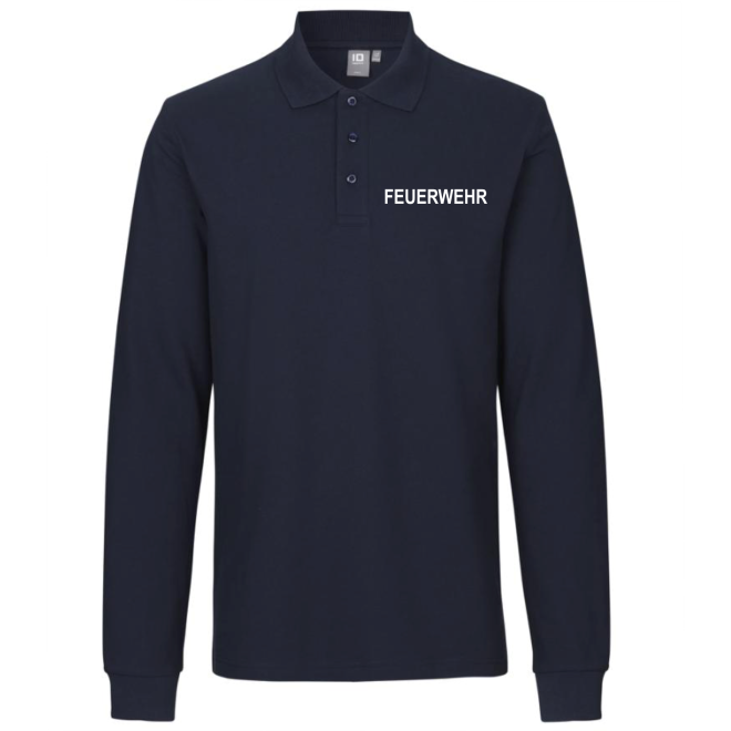 Langarm Stretch Poloshirt | bis 6XL
