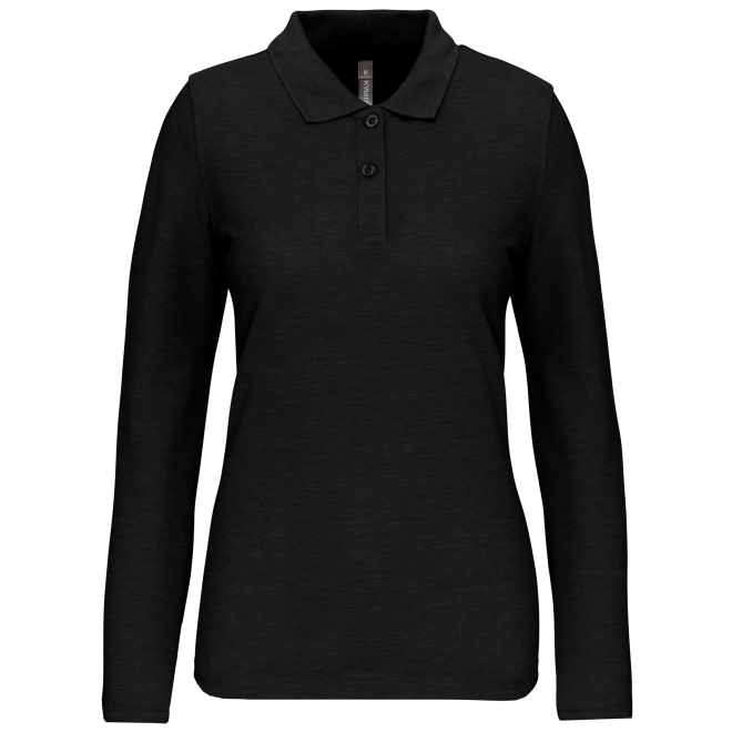 Damen Langarmpolo Anti-Bakteriell & Anti-Pilling | bis 3XL