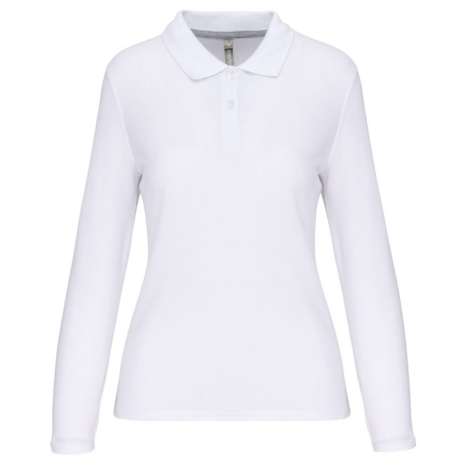 Damen Langarmpolo Anti-Bakteriell & Anti-Pilling | bis 3XL