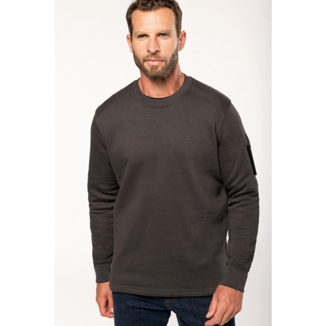 Sweatshirt mit Tasche + Stifthalter | bis 5XL