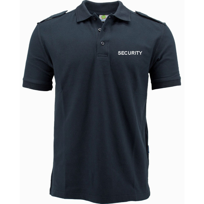 Poloshirt mit Schulterklappen - Mischgewebe | bis 6XL