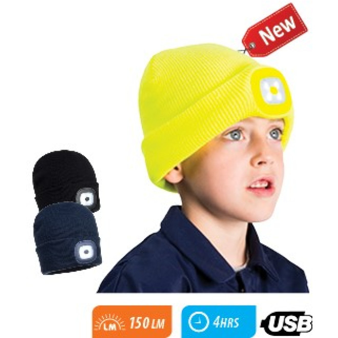 Kindermütze mit LED-Leuchte | Auslaufmodell