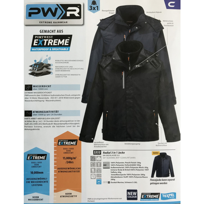 Radial 3-in-1 Jacke | bis 6XL