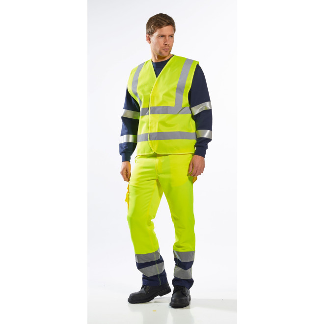 Warnschutzweste mit Schulterreflexstreifen | bis 7XL