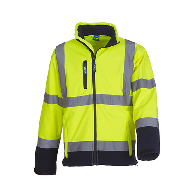 High Visibility Softshell Jacket | bis 4XL