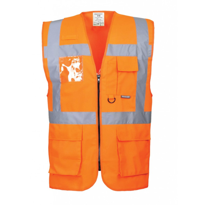 Warnweste Hi-Vis-Orange