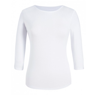 Viskose-Stretch-Shirt 3/4 - MIRA