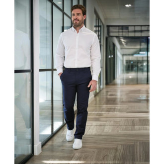 Stretch-Chinohose LEO - Slim Fit