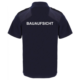 SECURITY-Polo mit Schulterklappen, Brusttasche & Besatz | bis 6XL