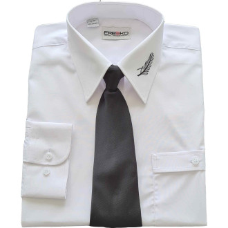 Bestatter-Motivhemd 1/1-Arm | Palmwedel