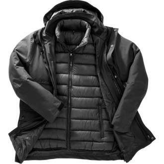 Wattierte 3-in-1 Ripstop Jacke | bis 4XL