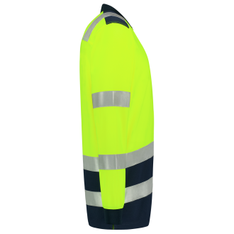 Warnschutz Langarm-Polo BICOLOR | bis 5XL