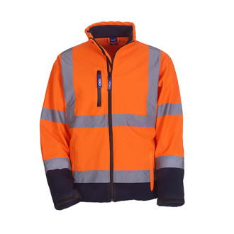 High Visibility Softshell Jacket | bis 4XL