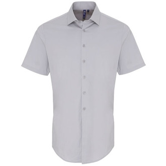 Popelin-Stretch Hemd 1/2-Arm | bis 4XL