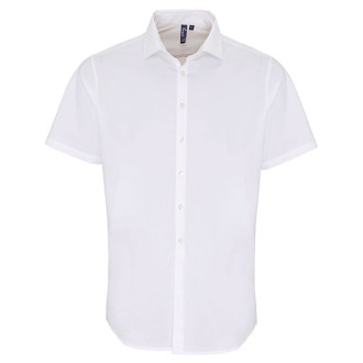 Popelin-Stretch Hemd 1/2-Arm | bis 4XL