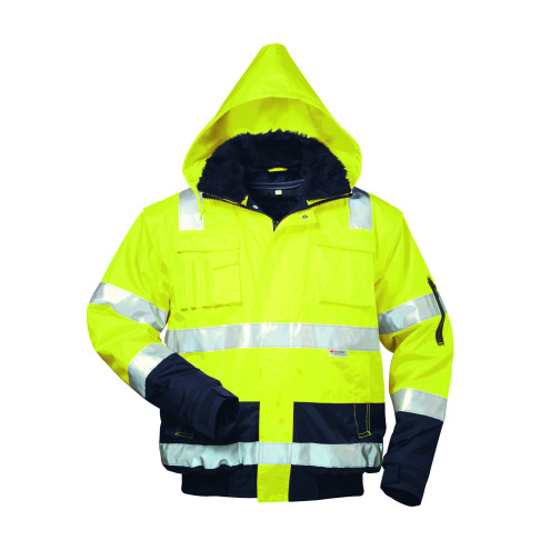 Warnschutz Pilotenjacke 4-in-1 mit Schulterreflex | bis 4XL