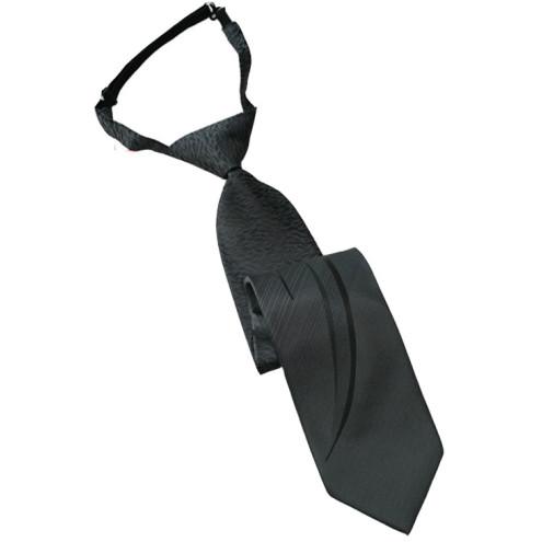 Bestatterkrawatte (Regattes) Motiv HALM | grau