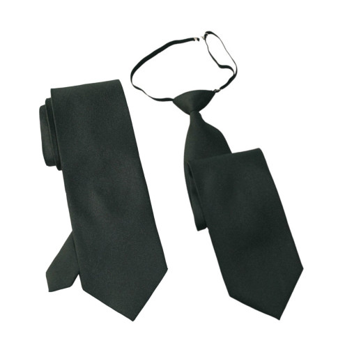 Krawatte: Langbinder oder Regattes | schwarz