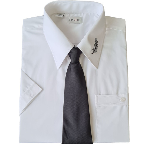 Bestatter-Motivhemd 1/2-Arm | Palmwedel