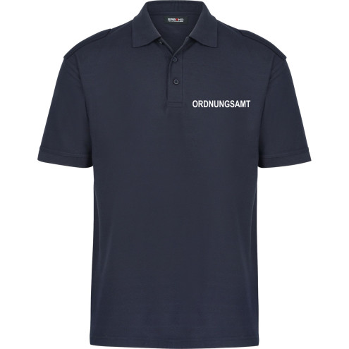 ERBEKO Polo mit Schulterklappen - Mischgewebe | bis 6XL