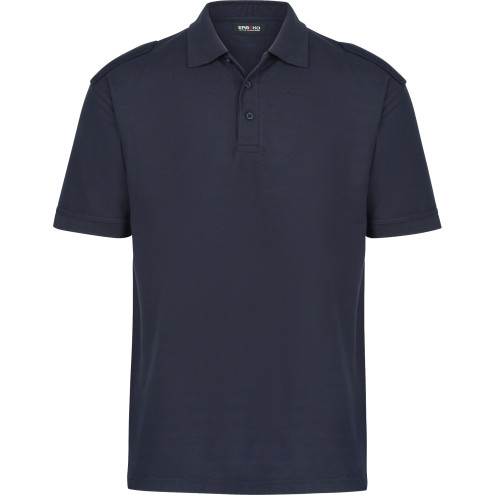 ERBEKO Polo mit Schulterklappen - Mischgewebe | bis 6XL