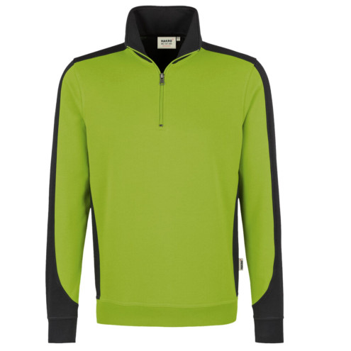 Zip-Sweatshirt Contrast Performance | bis 6XL