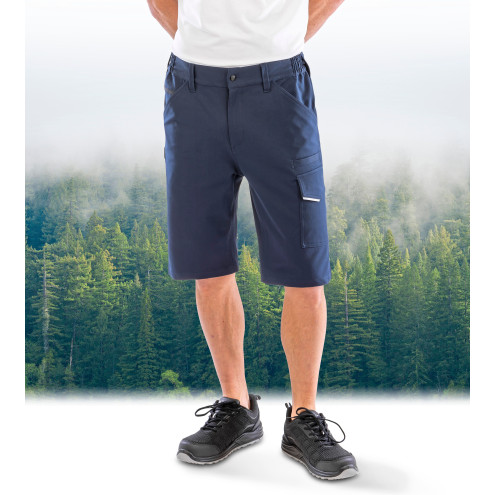 Recycelte Workwear Stretch Shorts | bis 3XL