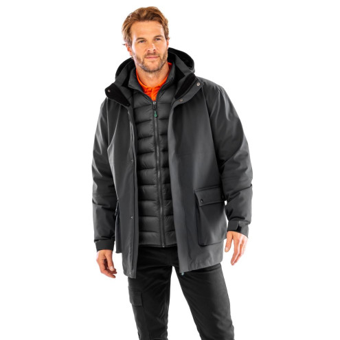 Wattierte 3-in-1 Ripstop Jacke | bis 4XL