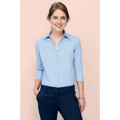 EFFECT Damen Stretch-Bluse 3/4-Arm