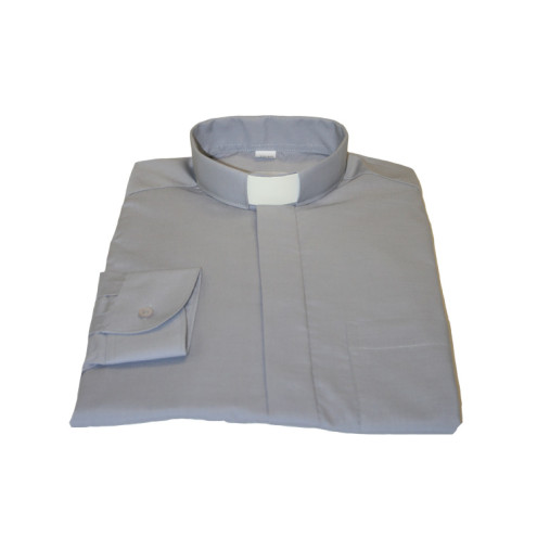 Collarhemd 1/1-Arm, grau